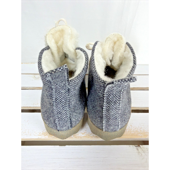 NWT Bos Co Cake ASPORTUGUESA Gray Wool Lace Up Chukka Boots #1067 Size EU 37 - Picture 3 of 6